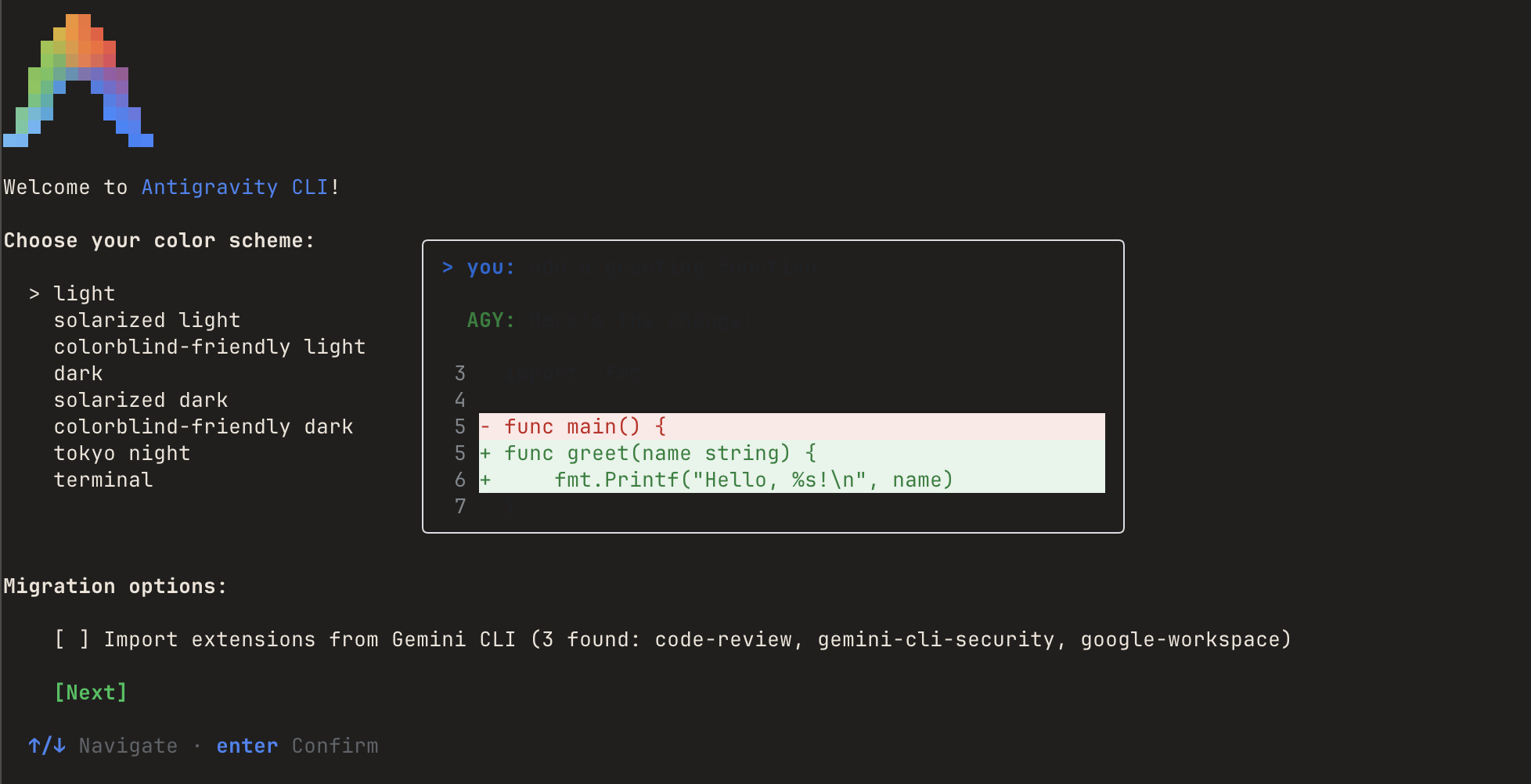 Antigravity CLI
