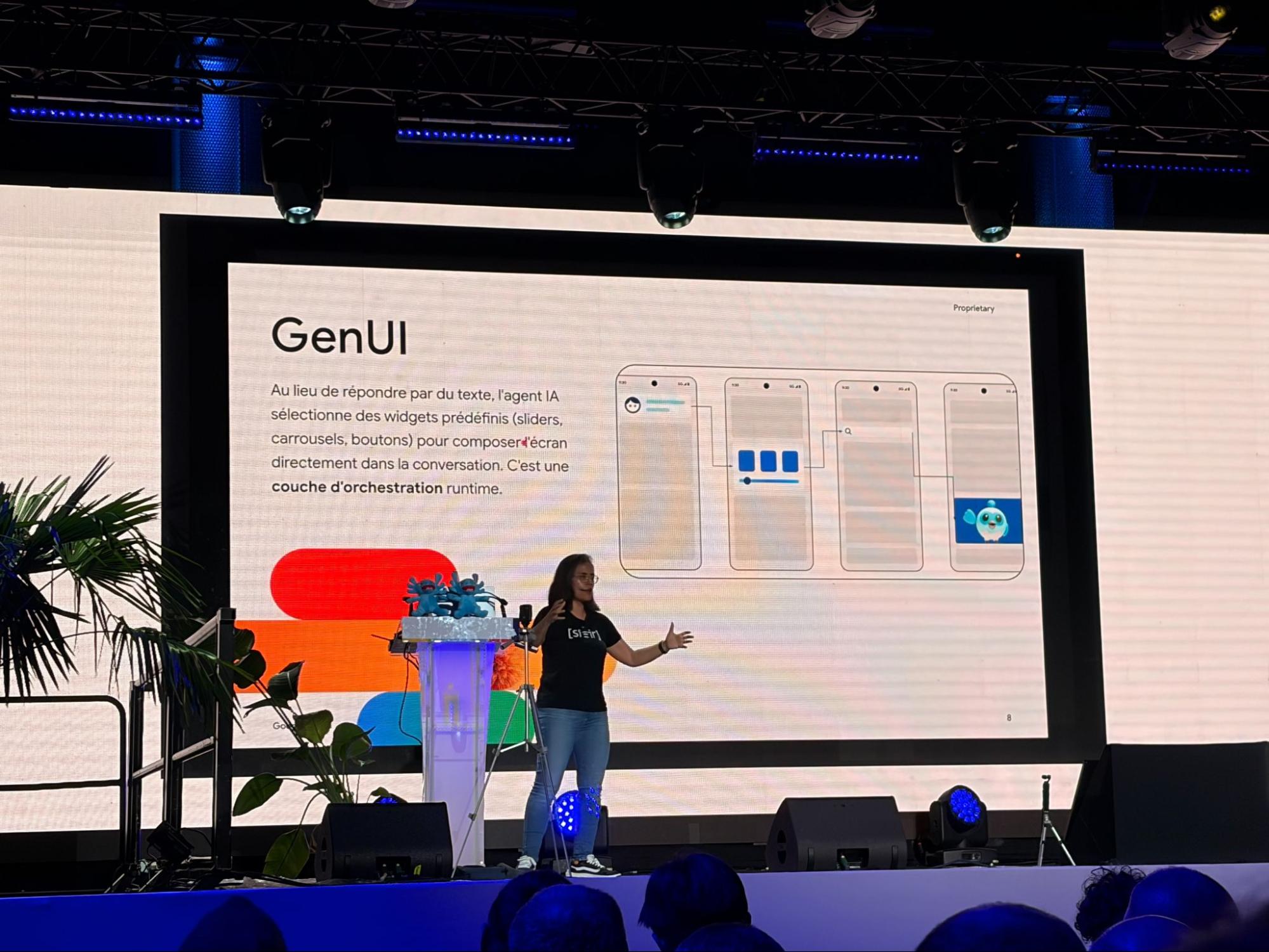 Conférence Generative UI par Elaine Dias Batista