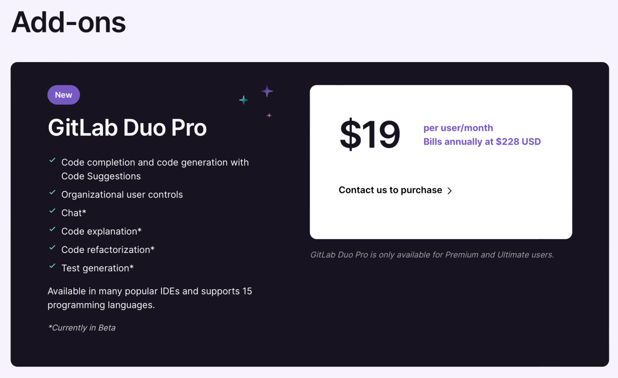 Try GitLab Duo Pro free